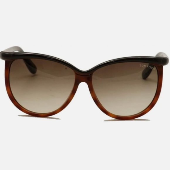 Tom Ford Josephine Sunglasses Havana Frame with Brown Lens